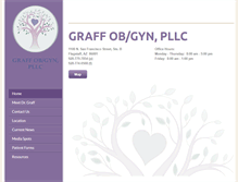 Tablet Screenshot of graffobgyn.com